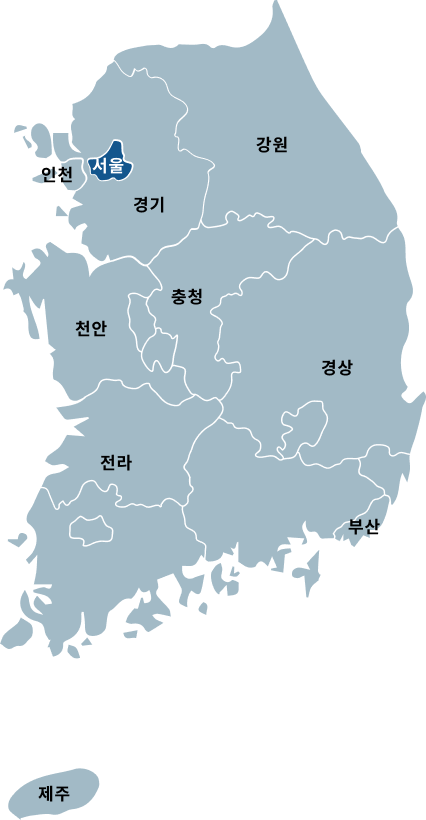 한국 지도